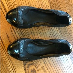 Tory Burch Black Ballet Flats